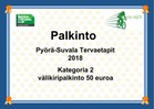 Kategoria 2 kriteriumin välikiripalkinto, kirikierrokset 4 ja 8.